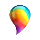 Paint 3D icon png 128px