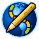 GPS Track Editor icon png 128px