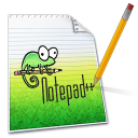NotePad++ text editor icon png 128px