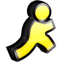 AOL Instant Messenger (AIM) icon png 128px