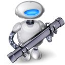 Mac OS X Automator icon png 128px