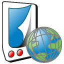 Mobipocket Reader for Blackberry icon png 128px