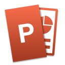 Microsoft PowerPoint for Mac icon png 128px
