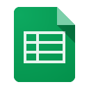 Google Sheets icon png 128px