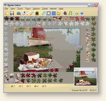 Playing jigsaws has never been