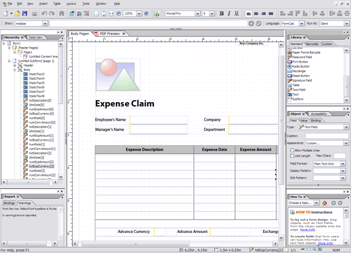 Adobe Pdf Form Designer