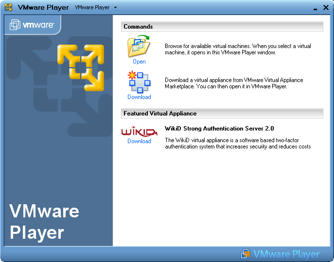 VMware Player file extensions