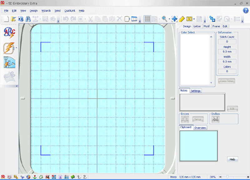 Husqvarna Viking 3D Embroidery System file extensions