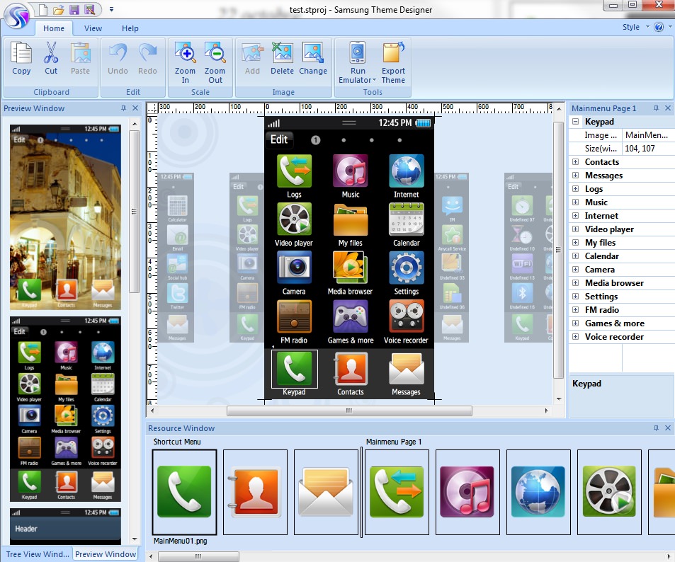 Samsung Theme Designer file extensions