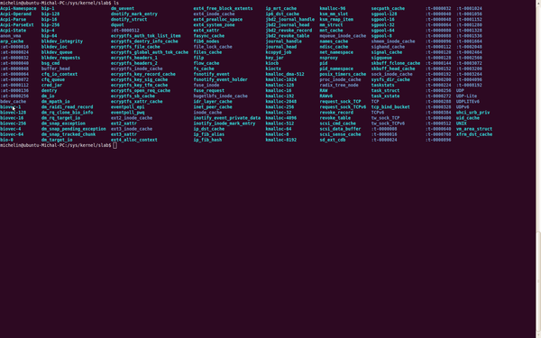 Linux shell list of files