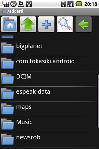 Astro file manager for Android