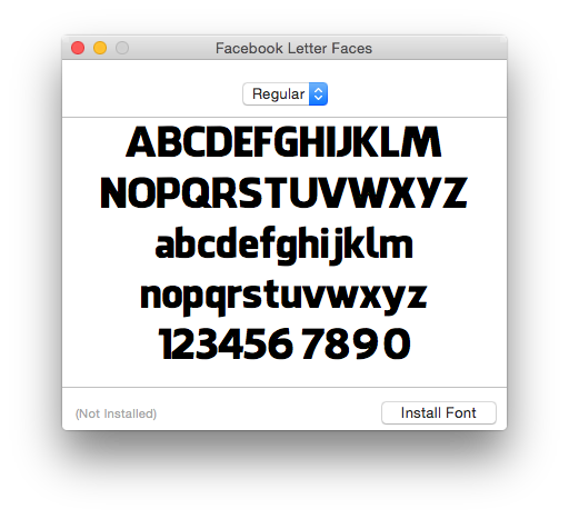 Apple Mac OS X Font Book