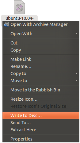 Ubuntu Gnome Desktop popup menu