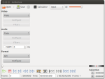 Avidemux for Linux startup screenshot.