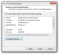 Step 6 of making of new virtual machine in VMware.