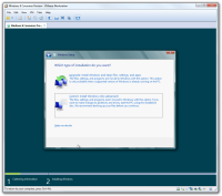 Step 5 of Windows 8 installation process in VMware virtual machine.