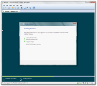 Step 8 of Windows 8 installation process in VMware virtual machine.