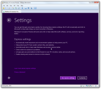 Step 2 of final Windows 8 setup in VMware virtual machine.