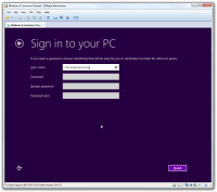 Step 6 of final Windows 8 setup in VMware virtual machine.