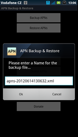 Backup Restore file name
