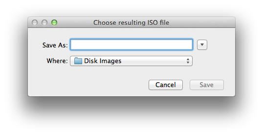 AnyToISO for Mac new ISO disk image