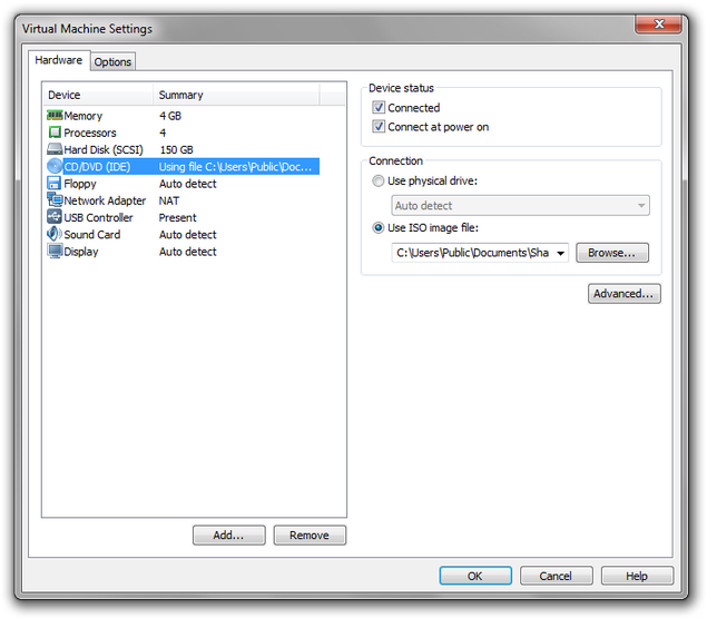 Mount VMware Tools