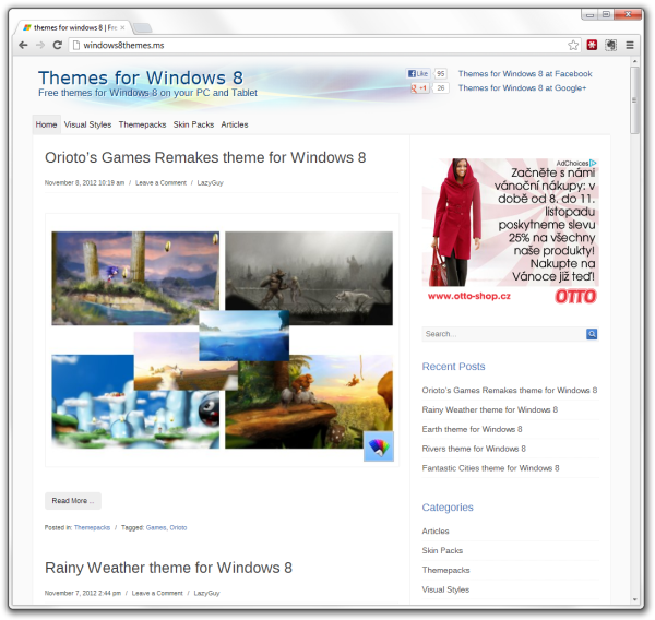 windows8themes.ms website screenshot