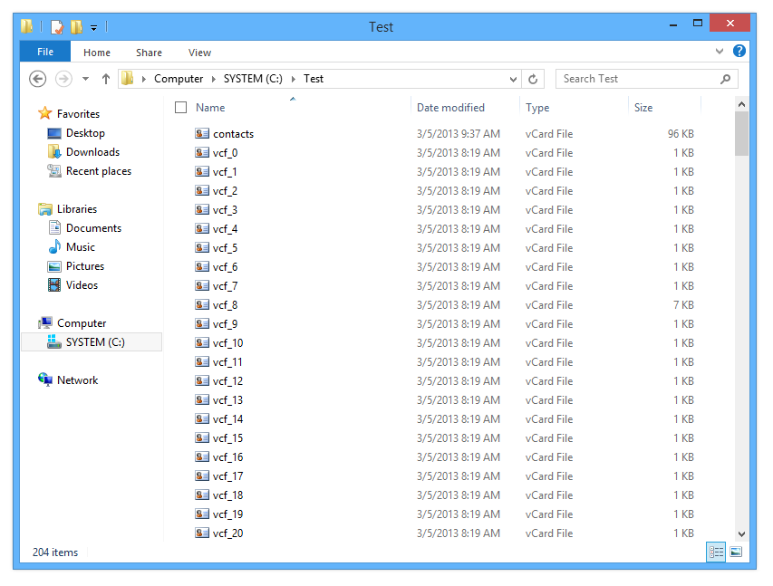 New single VCF file created using Windows command line