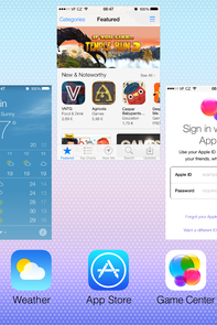 iOS 7 multitasking switch off app