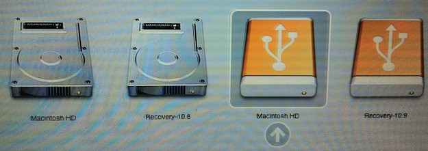 Apple Mac Boot Manager select boot partition