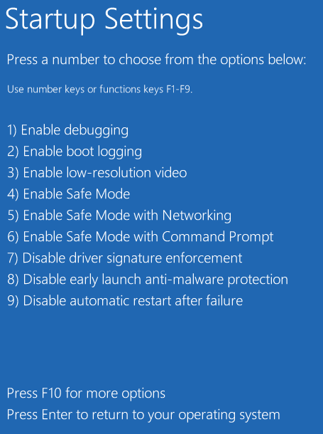 Windows 8 Boot Menu to Safe Mode