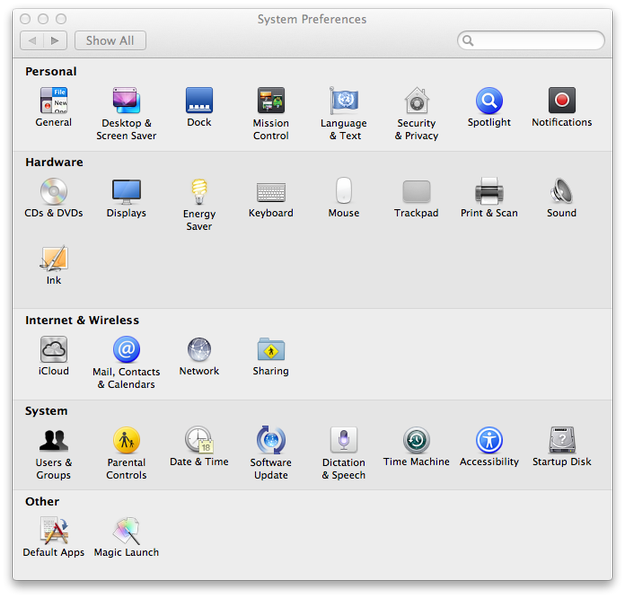 System Preferences Mac Download
