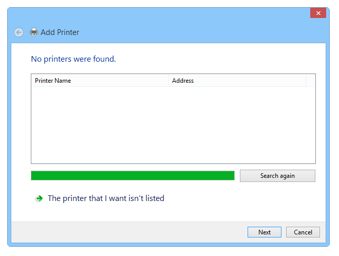 Setting up a virtual PS printer - Step 1