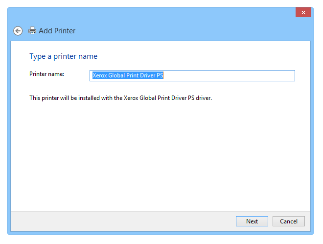 Setting up a virtual PS printer - Step 5