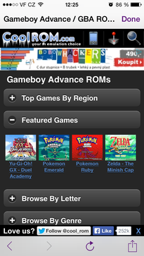 GBA4iOS install game
