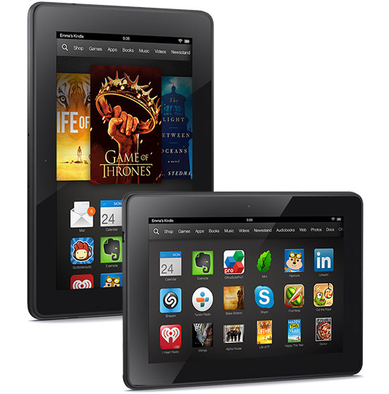 Amazon Kindle Fire HDX tablet