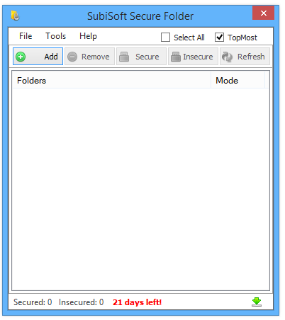 Secure Folder for Windows