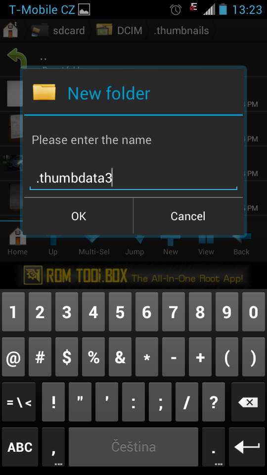 Android thumbdata screenshot 2