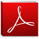 Adobe Acrobat Reader icon png 128px