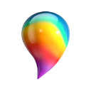 Paint 3D icon png 128px