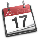Apple Calendar (iCal) icon png 128px