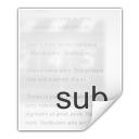 SubRip icon png 128px