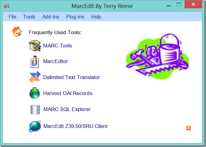 MarcEdit picture or screenshot