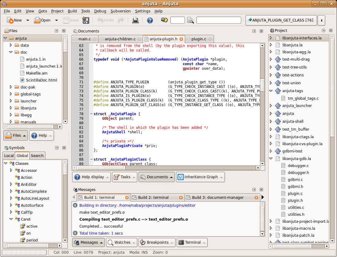 Anjuta DevStudio picture or screenshot