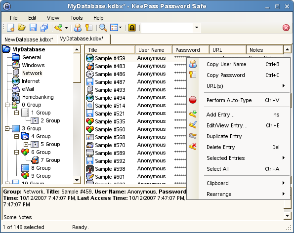KeePass 2.x for Linux picture