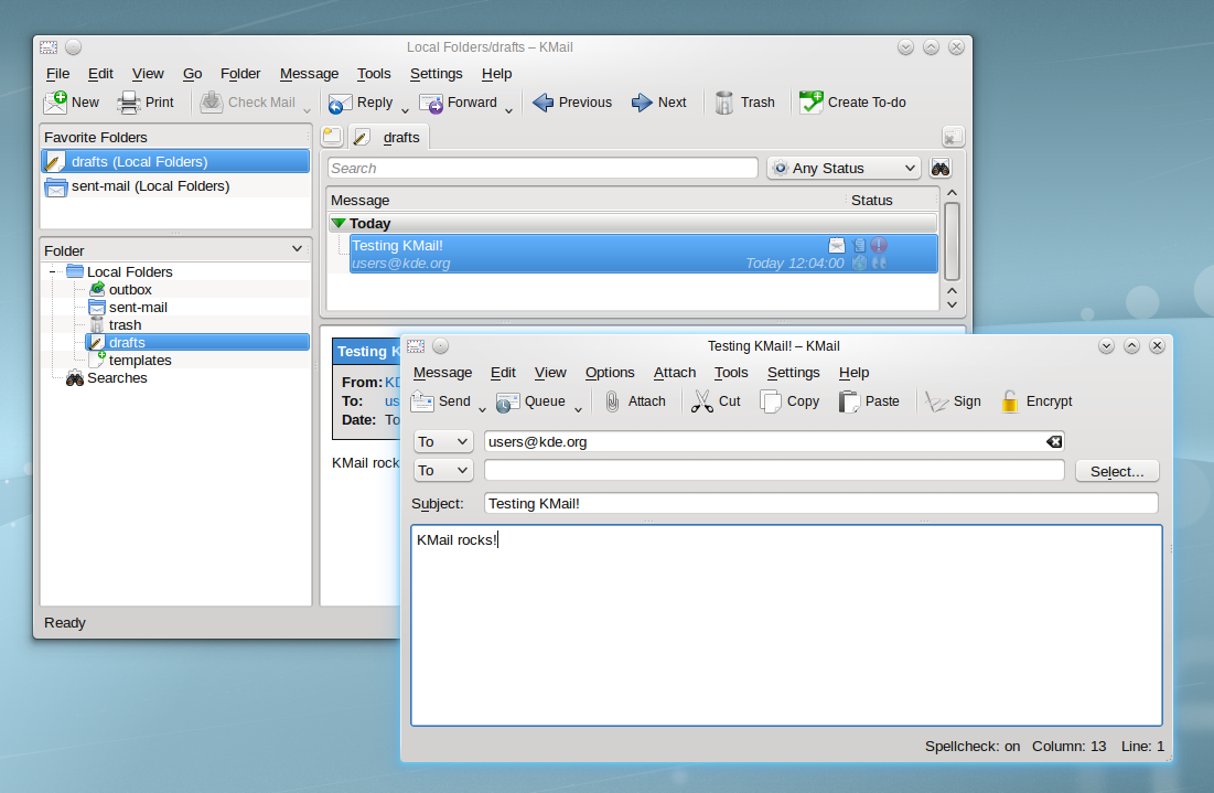 KMail - Mail Client picture or screenshot