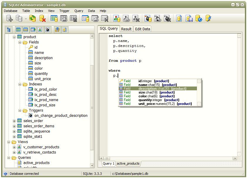 SQLite Administrator picture