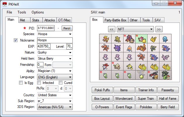 PKHeX picture or screenshot