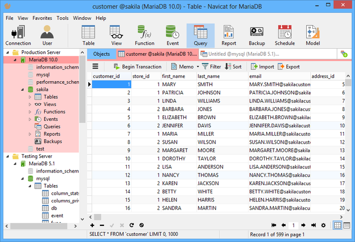 Navicat for MariaDB picture or screenshot