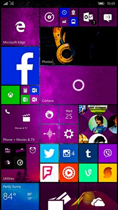 Microsoft Windows 10 Mobile picture